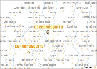 map of Cerro Mosquito