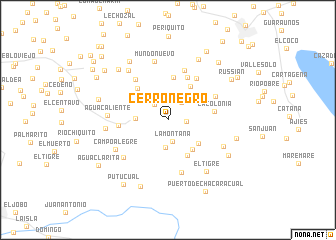 map of Cerro Negro