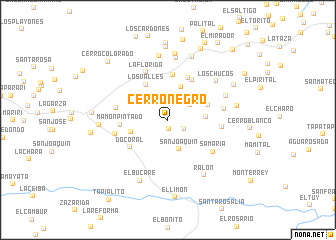 map of Cerro Negro