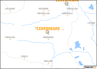 map of Cerro Negro