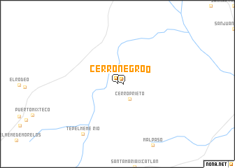 map of Cerro Negro