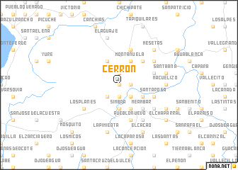 map of Cerrón