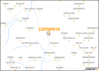 map of Cerropata