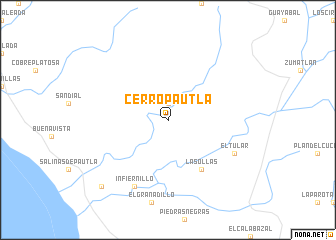 map of Cerro Pautla