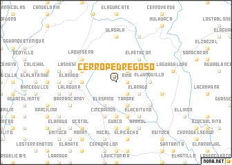 map of Cerro Pedregoso