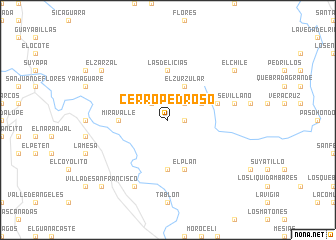 map of Cerro Pedroso