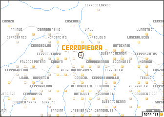 map of Cerro Piedra