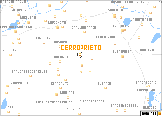 map of Cerro Prieto