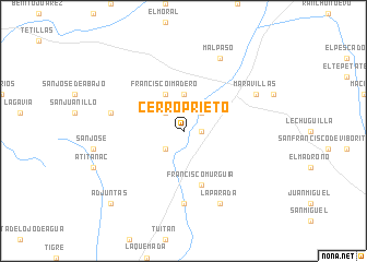 map of Cerro Prieto