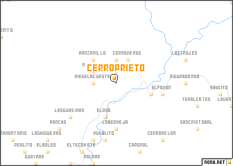 map of Cerro Prieto