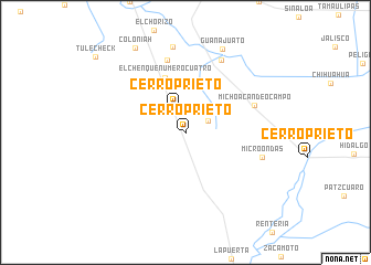 map of Cerro Prieto