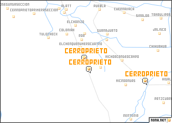 map of Cerro Prieto