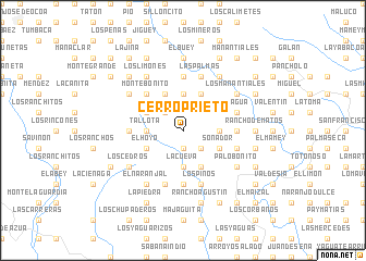 map of Cerro Prieto