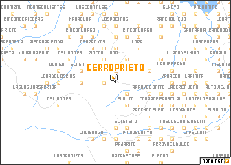 map of Cerro Prieto