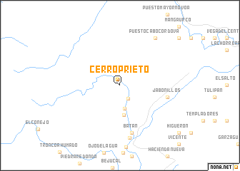 map of Cerro Prieto