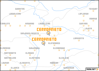 map of Cerro Prieto