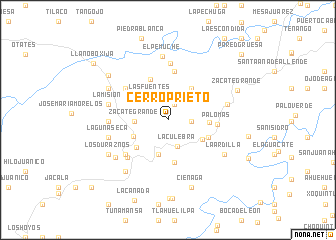 map of Cerro Prieto