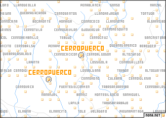 map of Cerro Puerco