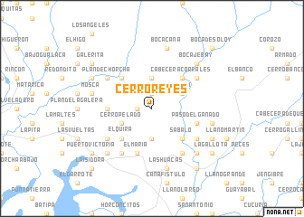 map of Cerro Reyes