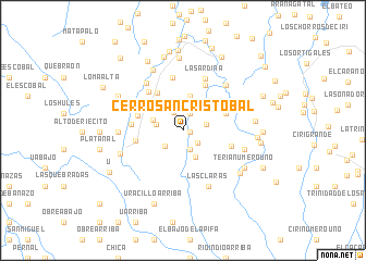 map of Cerro San Cristobal
