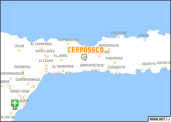map of Cerro Seco