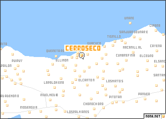 map of Cerro Seco