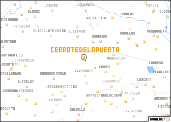 map of Cerrote de la Puerta