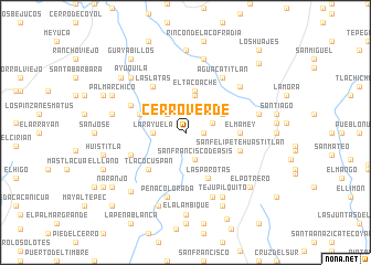 map of Cerro Verde