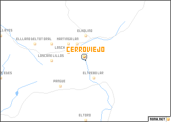 map of Cerro Viejo