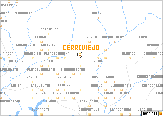 map of Cerro Viejo