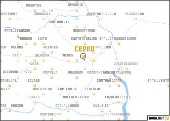 map of Cerro