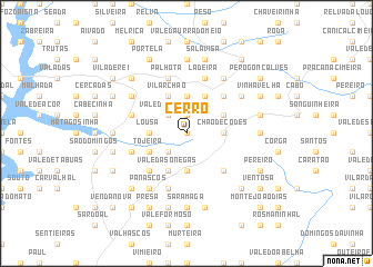 map of Cerro