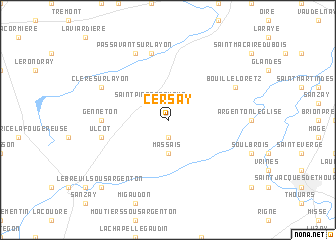 map of Cersay