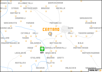 map of Certano