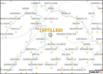 map of Certilleux
