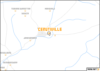 map of Cerutiville