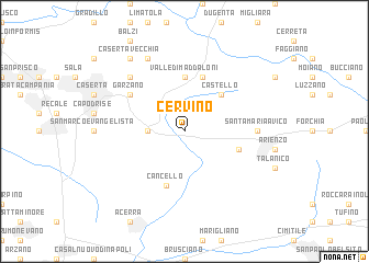 map of Cervino