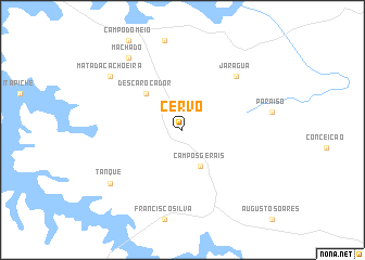 map of Cervo