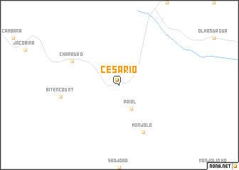 map of Cesário