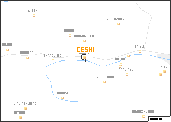 map of Ceshi