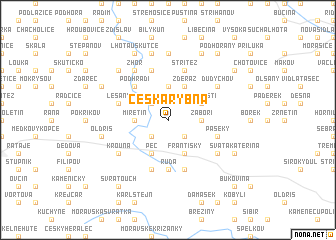 map of Česká Rybná