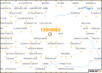 map of Česká Ves