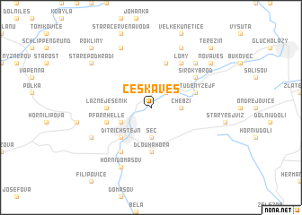 map of Česká Ves