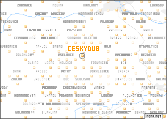 map of Český Dub