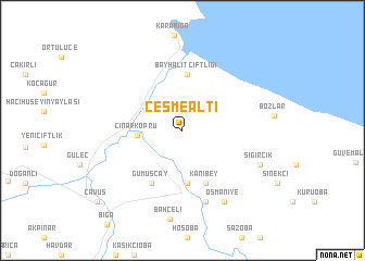 map of Çeşmealtı