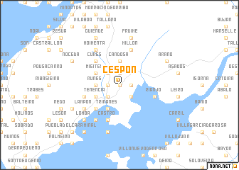 map of Cespón