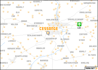 map of Cessange