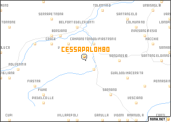 map of Cessapalombo