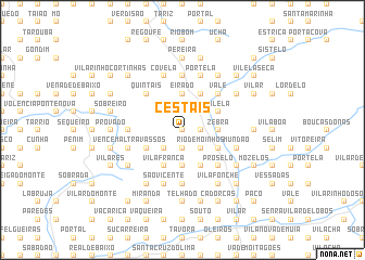 map of Cestãis