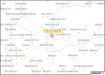 map of Cestres